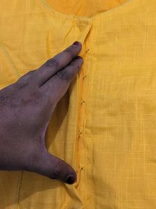 Yellow Embroidered Blouse