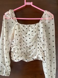 Urbanic Polka Dot Top Women