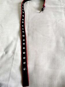 Red &amp; Black Embroidered Belt ❣️