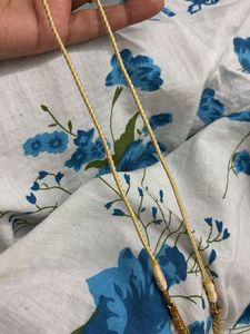 Elegant Gold-Plated Necklace And Earring Set