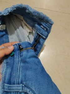 Kids Denim Capri Pants