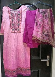 lawn cotton suit set ( shahiba)