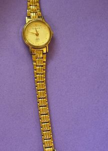 Sonata Gold Watch