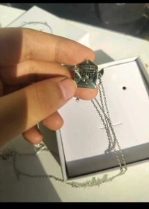 Shiasa Black Cube Necklace