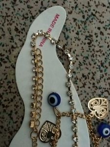 Evil Eye Anklet Set