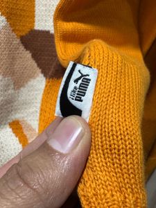 Puma Player’s Lounge Knit Graphic Sweater