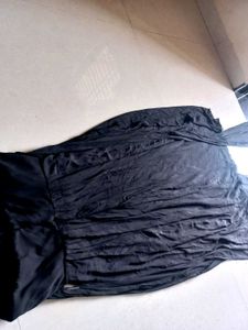 Black Chiffon Gown