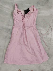 Pink Bustier Dress For Women