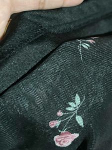 Floral Mesh Midi Dress