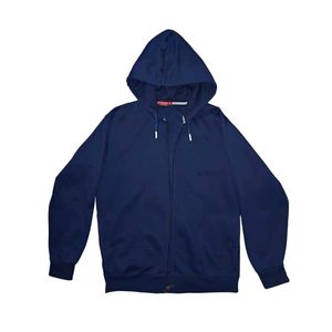 Blue Winter Zipper Hoodie