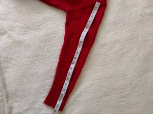 Vintage Maroon Knit Cardigan