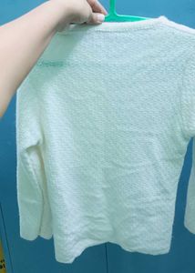 White Long Sleeve Top