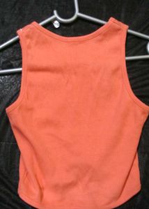Cute Coral Crop Top