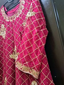 Red Embroidered Dress