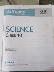 All In One Science Class 10 Reference Book CBSE