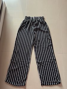 Striped High-Waisted Palazzo Pants