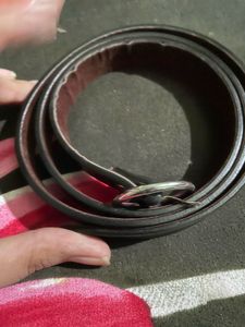 Black Belt With Ring Detail