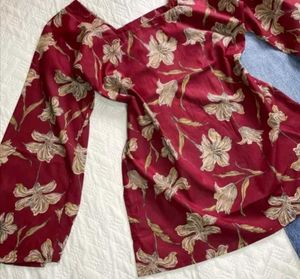 trendy square neck latest trending short kurti