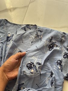 Blue Y2K Style Wrapper