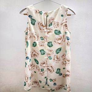AllenSolly Top: vintage florals vibes