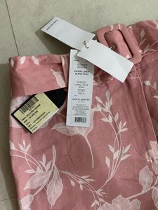 Floral Print Wide Leg Pants