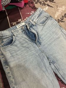 Ripped Light Wash Jeans