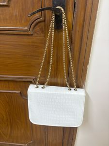 Chic White Handbag