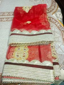 Embroidered Wedding Dupatta