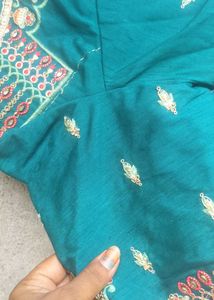 pure tissue handwork saree