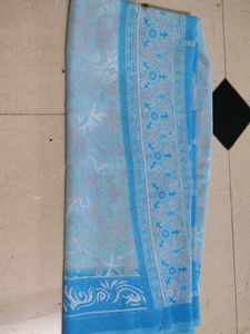 Elegant Blue Saree