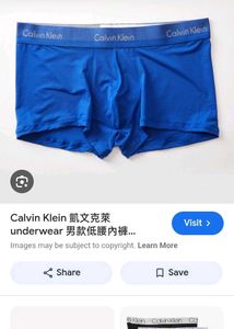 Calvin Klein Blue Boxer Briefs
