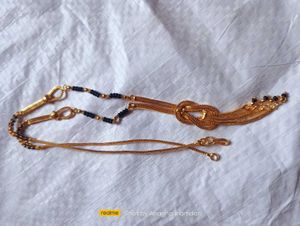 1 Gram Gold  Short Mangalsutra
