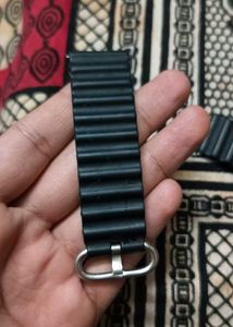 Black Rubber Watch Band