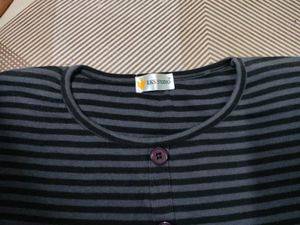 Striped Cropped Top