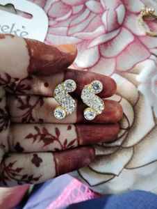Crown Ring & Crystal Ear Climber Set