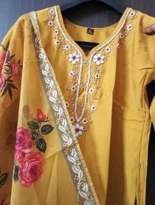Pure Silk 3pc Kurta Set
