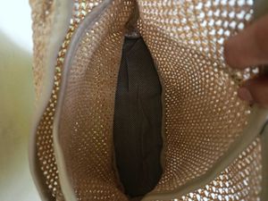 Woven Hobo Bag imported tag not available