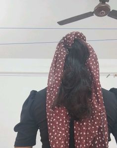 Brown Polka Dot Scarf