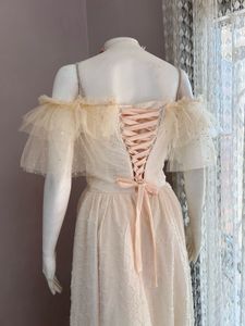 Luxe cream Gown FIXED PRICE