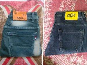 2 Stylish Denim Jeans+ Gift 🎁