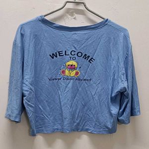 Blue &#34;Weevils DJ OP40&#34; Graphic Tee
