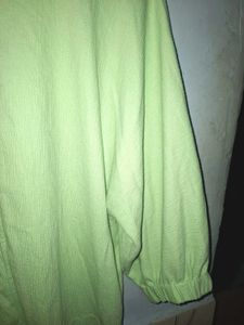 Alfani Green Balloon Sleeve Top