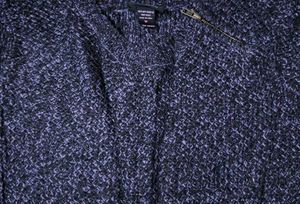 Navy Blue Knit Sweater Dress