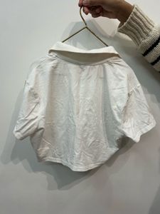 H&amp;M White Collar Shirt