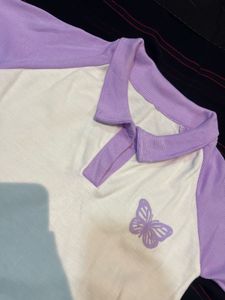 Butterfly Accent T-Shirt