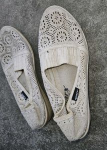 Sparx Women White Loafers