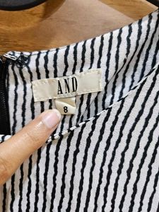 AND Striped Midi Dress