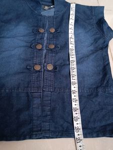 Girl&#39;s Denim Light Weight Jacket
