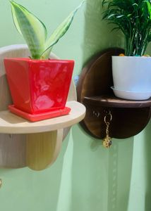 Eco Wood Round Wall Hanging Key Chain Hanger