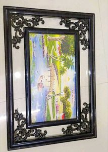 Framed Kerala Backwater Painting
